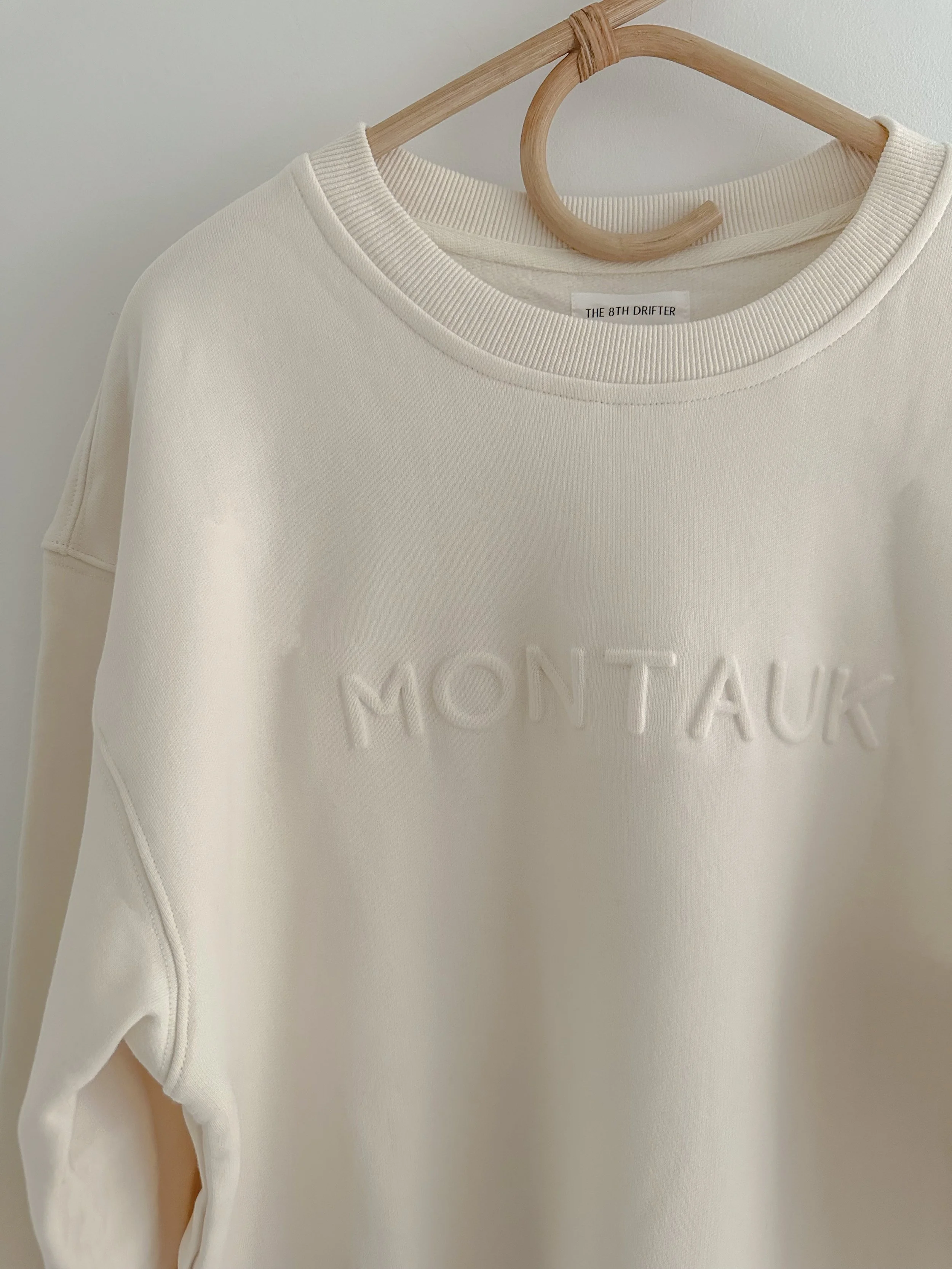 Cream Montauk Sweatshirt — The 8th Drifter
